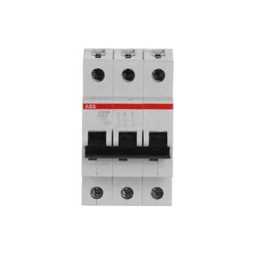 Miniature Circuit Breaker - S200M - 3P - 63 A - D - AC 10 kA