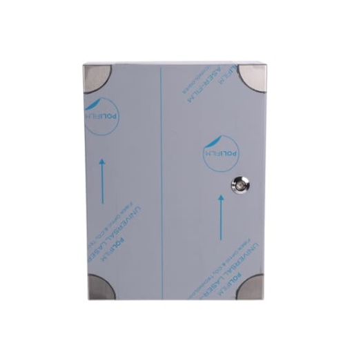 ENCLOS.BL.DOOR.PLATE S.STEEL 400X300X150