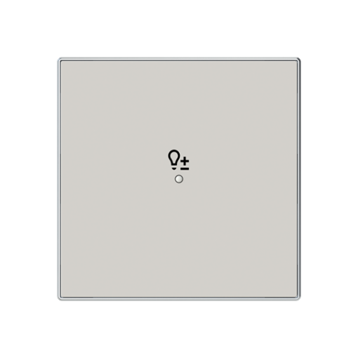 Cover plate Symbol "light" for Switchdimmer Single push button Dune - Sky Niessen