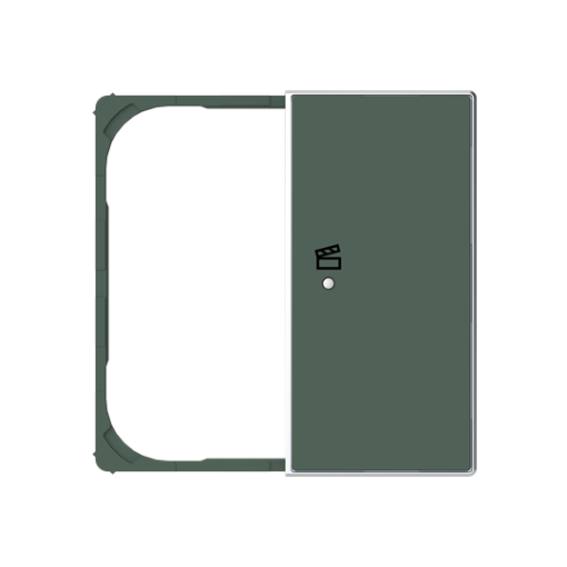 Cover plate Scene symbol for Switchpush button Single push button Green - Sky Niessen