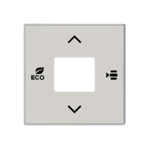 Cover plate Without imprint for Thermostat Central cover plate Dune - Sky Niessen