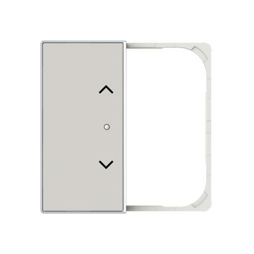 Cover plate Symbol "arrows" for Venetian blind Two-part button Dune - Sky Niessen