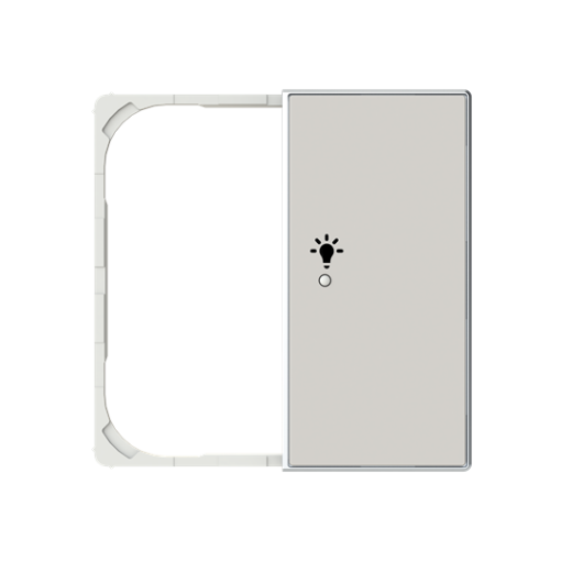 Cover plate Symbol "light" for Switchpush button Single push button Dune - Sky Niessen