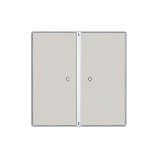Cover plate Without imprint for Switchpush button Two-part button Dune - Sky Niessen