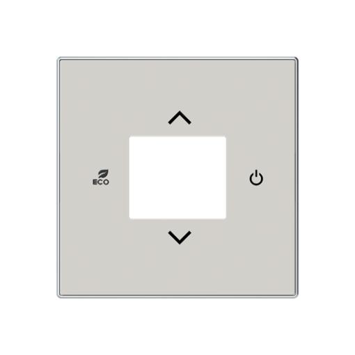 Cover plate Symbol "arrows" for Thermostat Central cover plate Dune - Sky Niessen