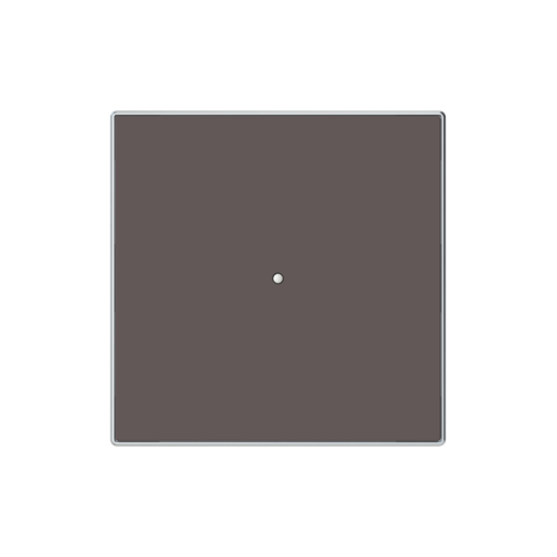 Cover plate Without imprint for Switchpush button Single push button Taupe - Sky Niessen