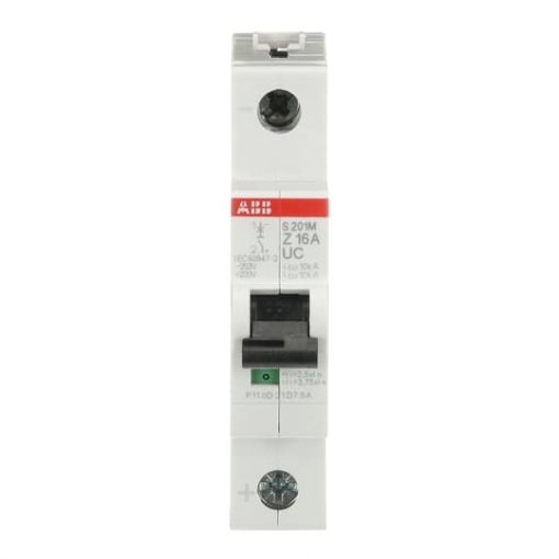 Miniature Circuit Breaker - S200MUC - 1P - 16 A - Z - AC 10 kA