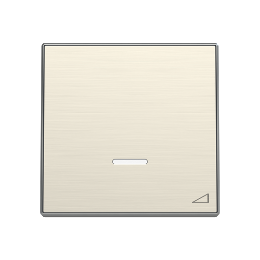 Cover dimmer Without imprint for Switchdimmer Single push button Stainless steel - Sky Niessen