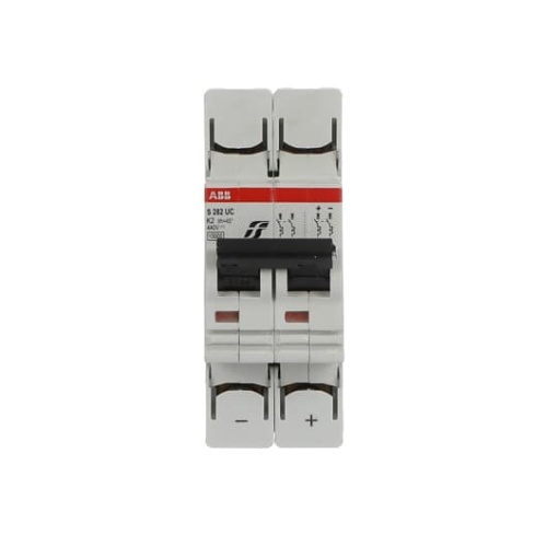 S282 UC FS K2 Miniature Circuit Breaker - 2P - K - 2 A