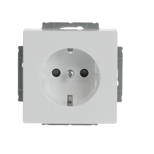 Socket insert Safety Shutter studio white - Platform 63