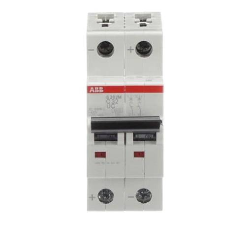 Miniature Circuit Breaker - S200MUC - 2P - 32 A - C - AC 10 kA