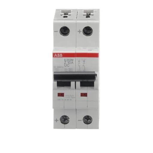 Miniature Circuit Breaker - S200MUC - 2P - 10 A - Z - AC 10 kA