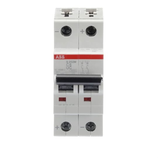 Miniature Circuit Breaker - S200MUC - 2P - 6 A - C - AC 10 kA