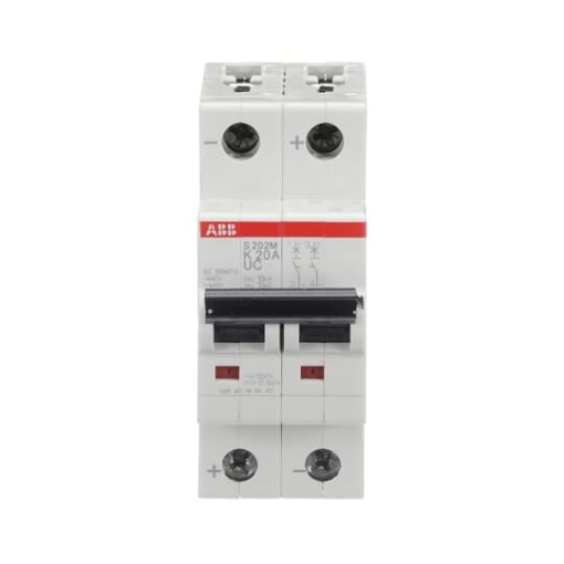 Miniature Circuit Breaker - S200MUC - 2P - 20 A - K - AC 10 kA