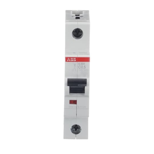 Miniature Circuit Breaker - S200 - 1P - 0.5 A - C - AC 6 kA