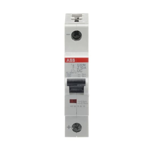 Miniature Circuit Breaker - S200MUC - 1P - 10 A - Z - AC 10 kA