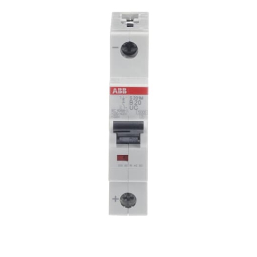 Miniature Circuit Breaker - S200MUC - 1P - 20 A - B - AC 10 kA