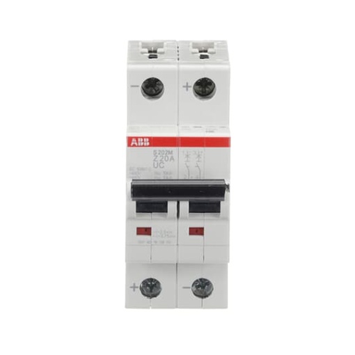 Miniature Circuit Breaker - S200MUC - 2P - 20 A - Z - AC 10 kA