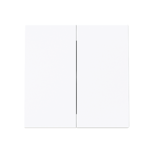 Rocker Without imprint for Switchpush button, Two-part rocker White - Alba