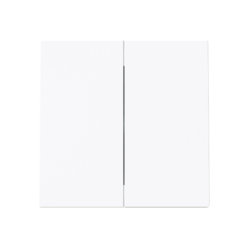 Rocker Without imprint for Switchpush button, Two-part rocker White - Alba