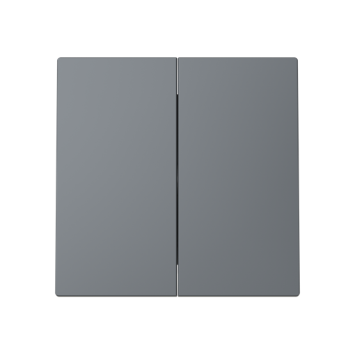 Rocker Without imprint for Switchpush button, Two-part rocker Grey - Alba