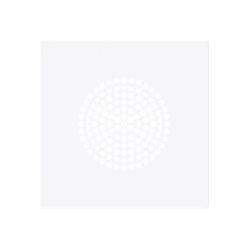 Cover plate Loudspeaker Central cover plate White - Alba