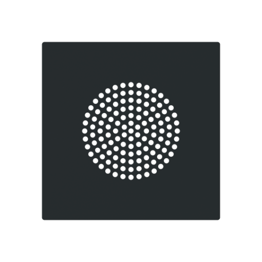 Cover plate Loudspeaker Central cover plate Black - Alba