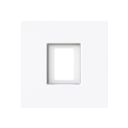 Cover plate For data connection housing 1 gang White - Alba