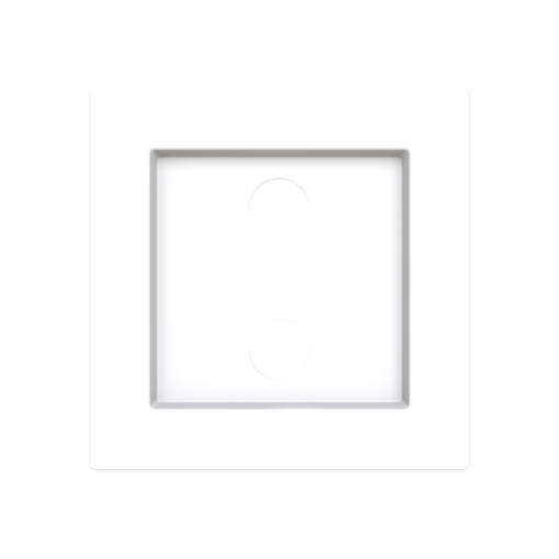 Cover plate Cinch 2 gang White - Alba