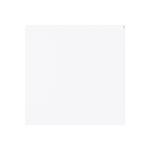 Cover socket outlet Central cover plate for Socket outlet Without imprint White - Alba