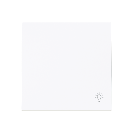 Rocker Symbol "light" for Switchpush button, Single rocker White - Alba