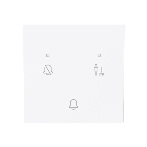 Rocker DNDMUR symbol for Signalling, Single rocker White - Alba