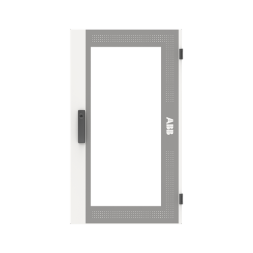 Transparant door, 943 mm x 539 mm x 27 mm, IP55