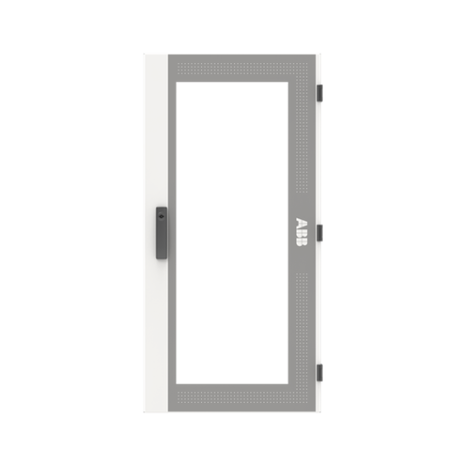 Transparant door, 1093 mm x 539 mm x 27 mm, IP55