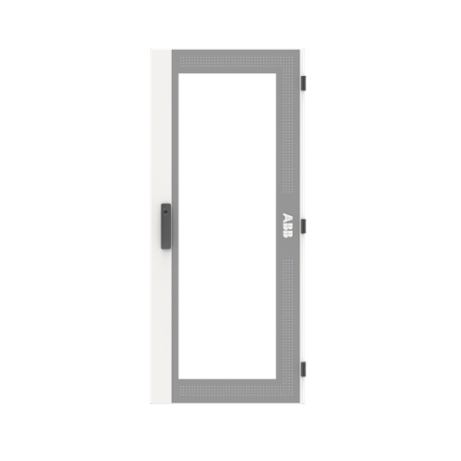 Transparant door, 1243 mm x 539 mm x 27 mm, IP55