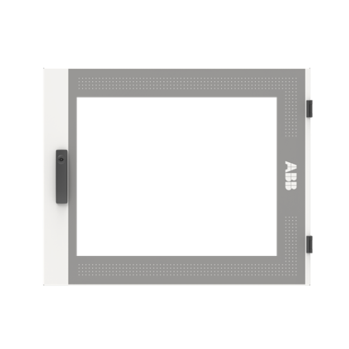 Transparant door, 643 mm x 789 mm x 27 mm, IP55
