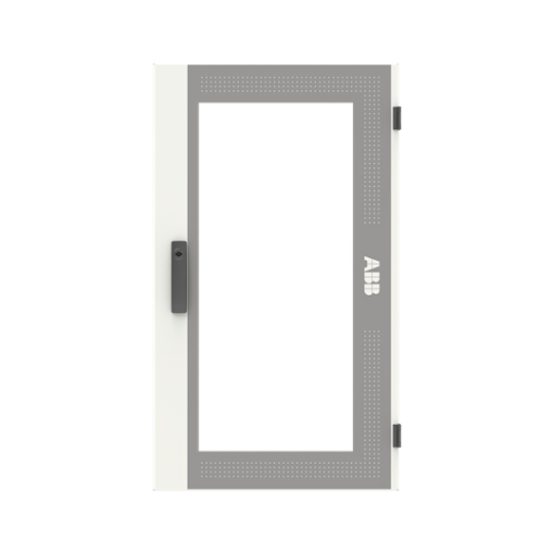 Transparant door, 943 mm x 539 mm x 27 mm, IP55