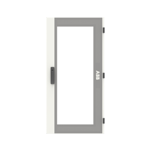 Transparant door, 1093 mm x 539 mm x 27 mm, IP55