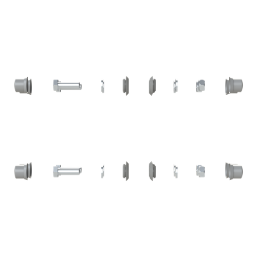 Cabinet connection, 25 mm x 150 mm x 240 mm