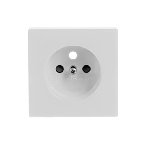 Socket insert Safety Shutter studio white - Platform 63