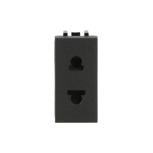 Socket outlet insertcover Without imprint Anthracite - Zenit