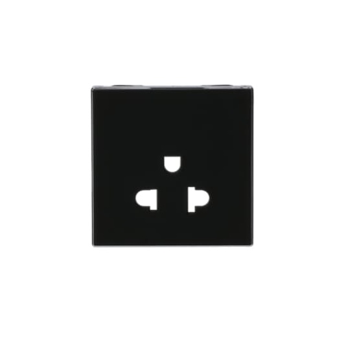 Cover socket outlet Without imprint Black - Sky Niessen