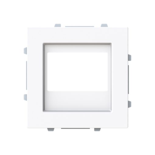 Cover plate Radio receiver Central cover plate White - Alba