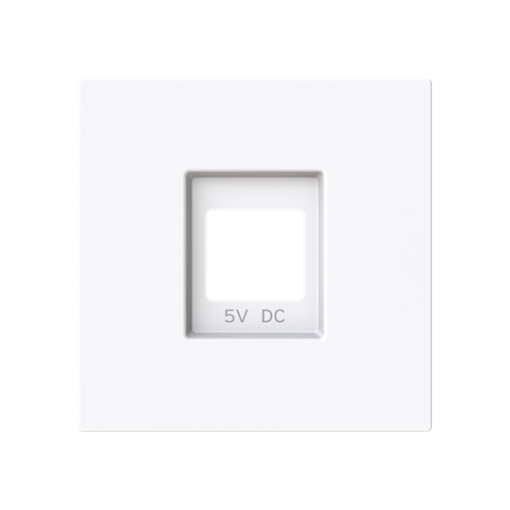 Cover USB charger for USB White - Alba