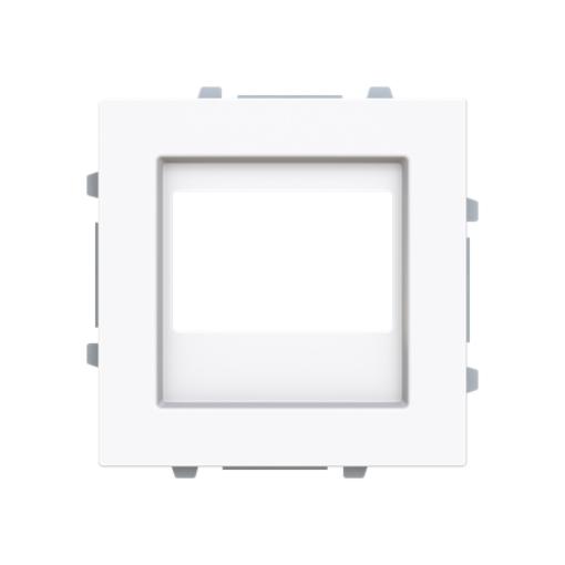 Cover plate Radio receiver Central cover plate White - Alba