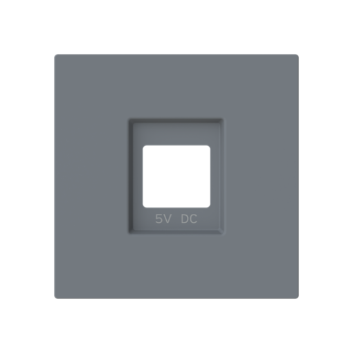 Cover USB charger for USB Grey - Alba