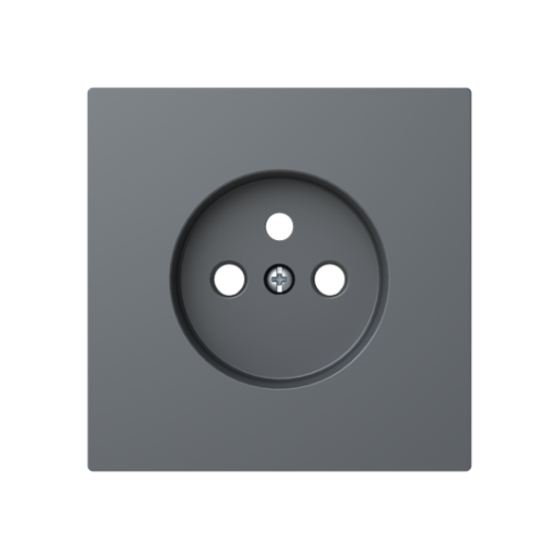 Cover socket outlet Central cover plate for Socket outlet Various symbols Grey - Alba