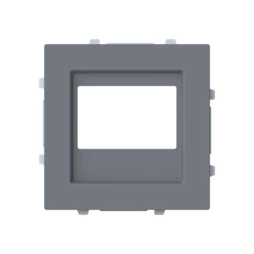 Cover plate Radio receiver Central cover plate Grey - Alba