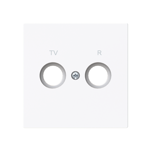 Cover plate SAT 1 gang White - Alba