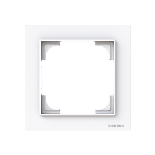 Frame 1-gang White - Alba